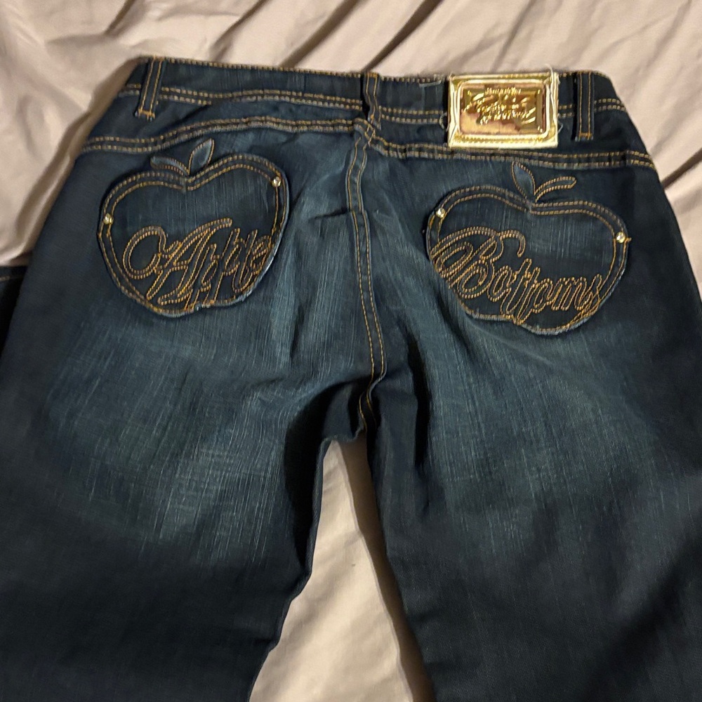 Apple Bottoms women’s Denim Jeans with Gold Accents